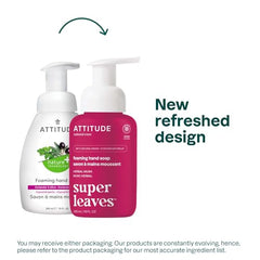 ATTITUDE mousse-main-douce: mousse délicate et hydratante pour les lavages quotidiens.