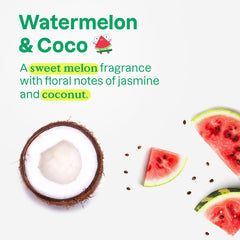 Attitude Parfum Watermelon Coco – parfum doux pour les cheveux des enfants.