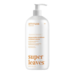 ATTITUDE Volume et Brillance: bouteille du conditionneur pour cheveux fins, booste le volume