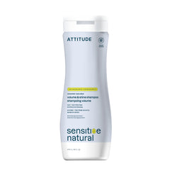 ATTITUDE Volume Shampoo – Bouteille visible apportant du volume aux cheveux fins
