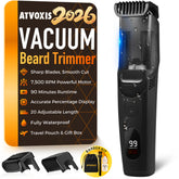 ATVOXIS tondeuse barbe avec aspiration intégrée pour un lavabo propre