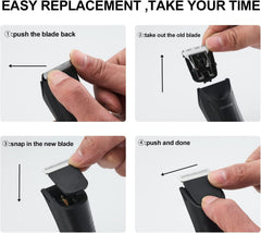 Audoc lames remplacement pour tondeuse Manscaped 3.0, précision fiable pour usage intime