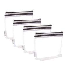 Augbunny trousse de toilette transparente, permet une vérification rapide des articles.