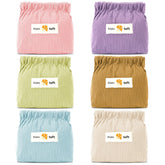 Pochette AUGSUN en corduroy, six coloris, idéale pour ranger petits accessoires en voyage.