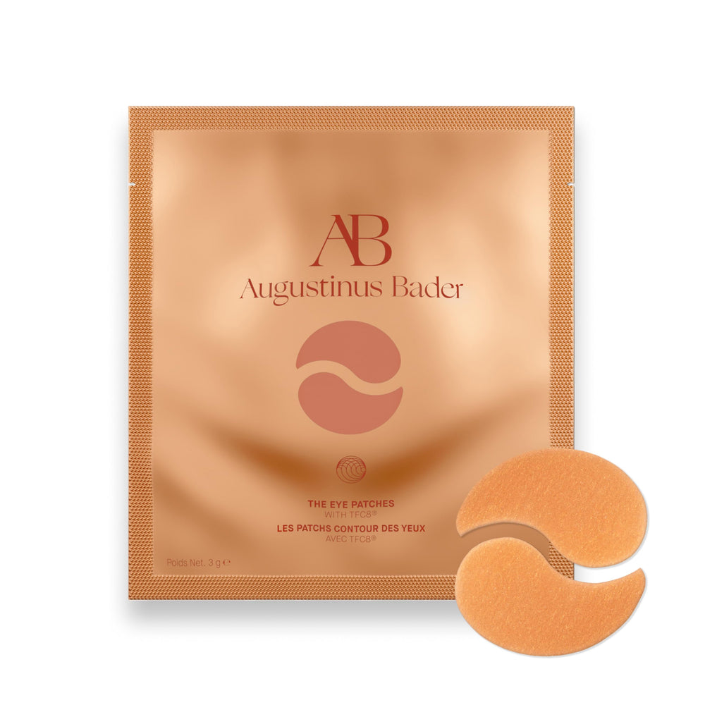 Patchs yeux Augustinus Bader dans un emballage luxe pour une expérience premium