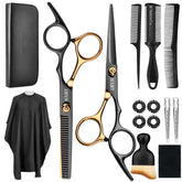 AULikY ensemble ciseaux-cheveux 15 pièces pour une coupe précise.
