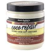 Aunt Jackie's Coco Repair – bouteille 15 oz, soin nourrissant en profondeur pour boucles.