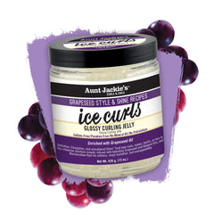 Gel Ice Curls montrant brillance et définition sur les cheveux bouclés