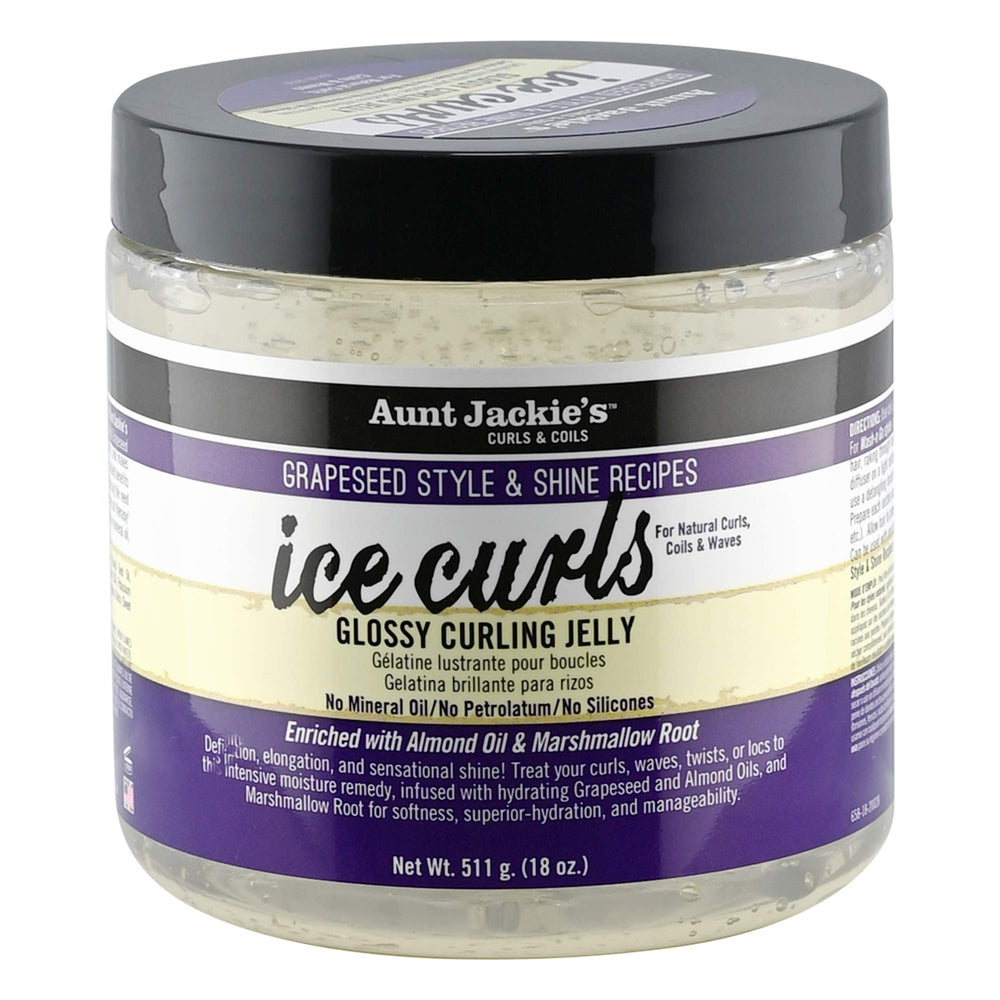 Aunt Jackie's Ice Curls: bouteille, gelée hydratante pour boucles définies.