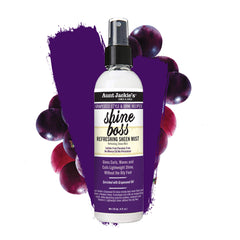 Application sur cheveux humides avec Shine Boss pour démarrer le style