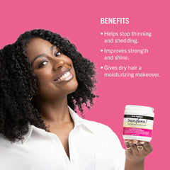 Aunt Jackie's Transform huile argan pour brillance et force.
