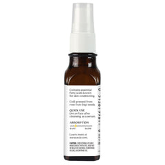 Aura Cacia huile d'argousier, texture satinée qui pénètre rapidement pour une peau douce et nourrie.
