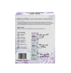 Aura Cacia kit bain minéral eucalyptus : clarté mentale et fraîcheur inspirante