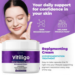 Texture légère de la crème Aura Vitamins pour une absorption rapide sans gras.