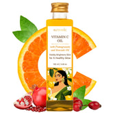 Auravedic Vitamine C huile-visage – flacon rose musquée, hydratation douce et éclat naturel.
