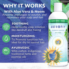 Emballage Auromere Aloe Vera Neem respectueux de l'environnement