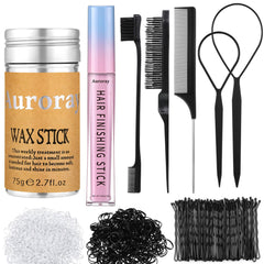 Auroray ensemble-stick-finition-cheveux pour une tenue durable.