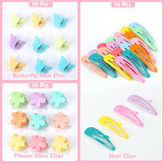 Auroray pinces cheveux papillon mini, fixation rapide et look mignon.