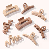 AuroTrends serre-cheveux matte ensemble 8 pièces pour un coiffage rapide et durable.
