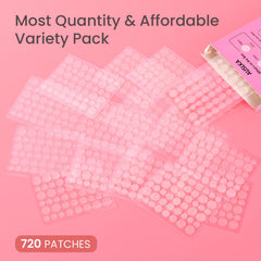 Patch AUSLKA anti-boutons visage 10 mm, absorption ciblée.
