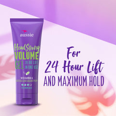 Aussie Headstrong: brillance-tenue offre une apparence soignée et une tenue naturelle.