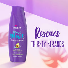 Huile de jojoba australienne dans Aussie Miracle Moist, scelle l'hydratation.