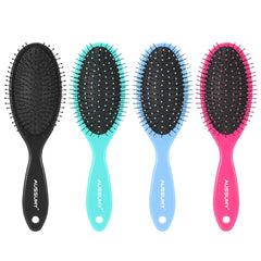 Brosse Aussumy démêlage avec coussin d’air et poils ultra-doux.