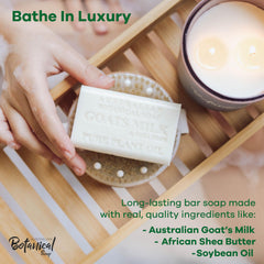 Australian Botanical Soap Paquet de huit savons au lait de chèvre pratique et économique