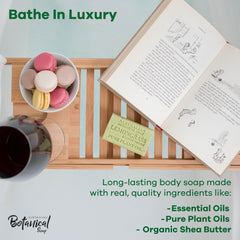 Australian Botanical Soap savon myrte citron, arôme naturel pour énergie mattinale.