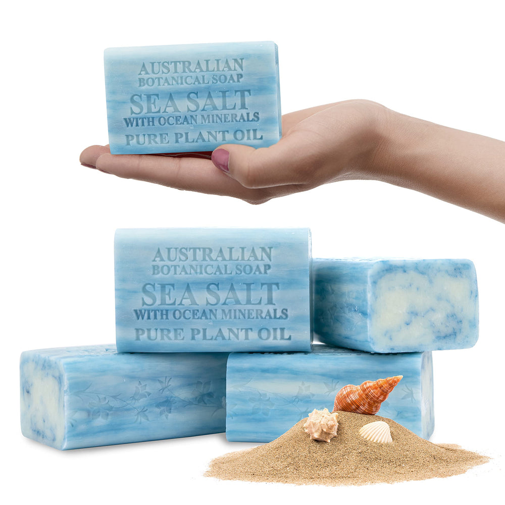 Australian Botanical Soap sel de mer mineraux ocean – nettoyage doux visage et corps.