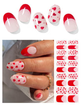 AutyaMee Strips Gel Semi-Cuits Coeur Rouge 20pcs – application simple et rapide