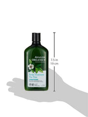 Arômathérapie Tea Tree cuir chevelu bouteille: sensation fraîche et purifiante.