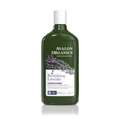 Conditionneur Avalon Organics Lavande: bouteille recyclable pour cheveux normaux à secs, douceur assurée.