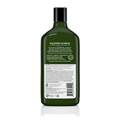 Avalon Organics Romarin – étiquette avec ingrédients naturels et bienfaits
