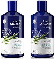 Avalon Organics Shampoing B-Complex Thérapie, densité visuelle et volume accrus.