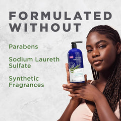 Avalon Organics Therapy Biotin B-Complex formulation sans parabènes et sans cruauté animale.
