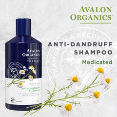 Shampoing mousse Avalon Organics Therapy, sensation légère qui facilite l'application sur cheveux humides.
