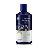 Avalon Organics Therapy Shampoo, flacon, offre une expérience rafraîchissante pour cuir chevelu sain.