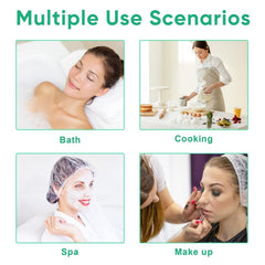 Avando capuchon-douche jetable taille-unique: convient à tous les tours de tête.
