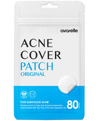 Pansement AVARELLE pour boutons sur le visage, couverture discrète et efficace.