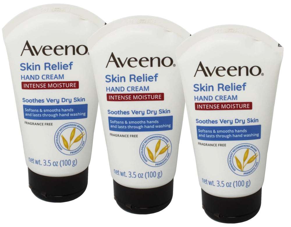 AVEENO Active Naturals Intense Relief Main tube de crème pour hydrater rapidement