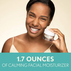 Application quotidienne simple sur le visage pour un confort durable.