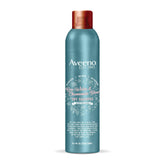 Aveeno shampooing sec, bouteille rose camomille, fraîcheur rapide sans lavage.