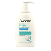 Aveeno Gel Calm et Répare, bouteille pratique assurant hydratation durable.