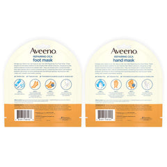 Aveeno masque-mains-cica, avant-après, mains plus douces et réparées