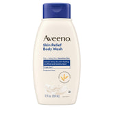 Aveeno — bouteille sans parfum pour une douche douce et apaisante.