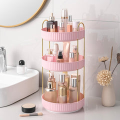 Aveniee Organisateur Maquillage 360°: rotation fluide pour un accès rapide