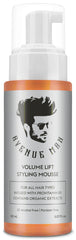 Avenue Man Volume Lift Mousse dans sa bouteille, volume durable toute la journée.