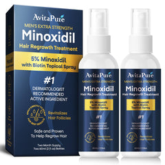 AVITAPURE Minoxidil 5% – bouteille favorisant une croissance potentielle des cheveux
