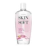 AVON Skin So Soft flacon-bain-huile argan; hydratation durable.